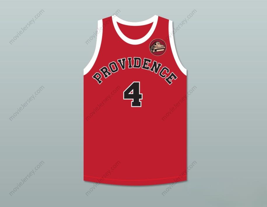 CUSTOM ANY Name Number DINO MARTIN 4 PROVIDENCE STEAMROLLERS RED BASKETBALL JERSEY WITH PATCH Top Stitched S-6XL