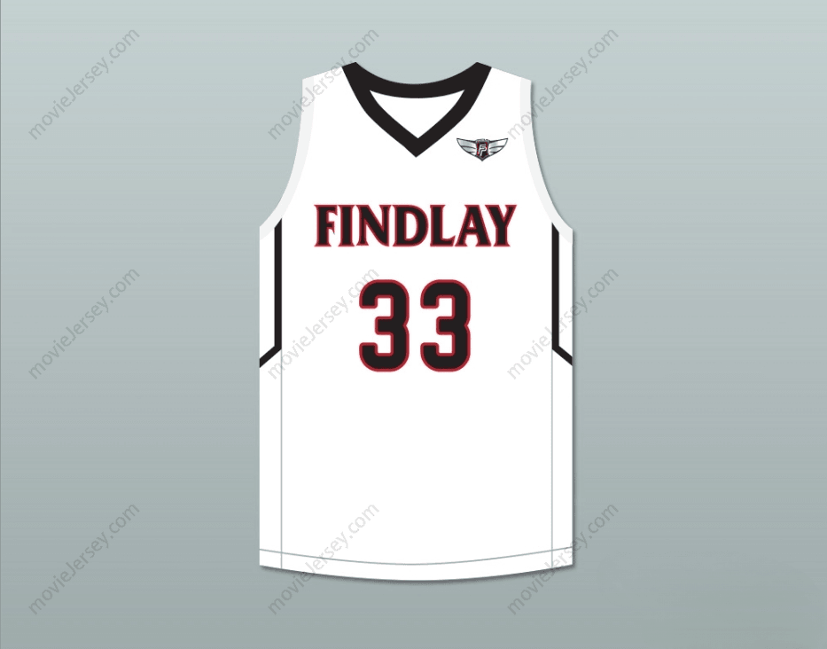 PERSONALIZA Cualquier Nombre Número BOL BOL 33 CAMISETA DE BALONCESTO BLANCA PREP 2 Costuras dobles S-6XL