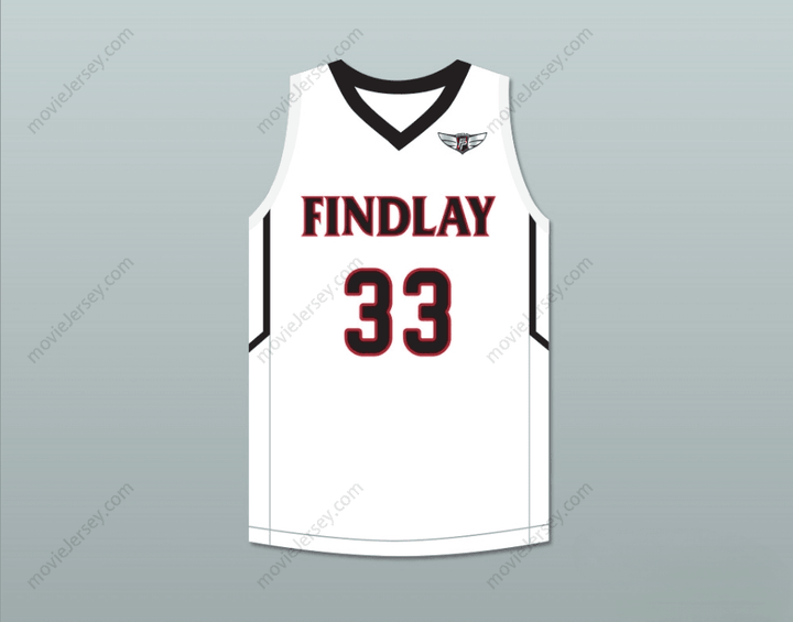 PERSONALIZA Cualquier Nombre Número BOL BOL 33 CAMISETA DE BALONCESTO BLANCA PREP 2 Costuras dobles S-6XL