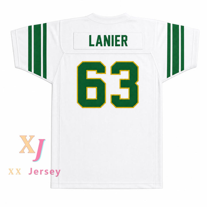 PERSONALIZA Cualquier Nombre Número WILLIE LANIER 63 MAGGIE L. WALKER GOVERNOR'S SCHOOL DRAGONS Camiseta de Fútbol Cosida S-6XL
