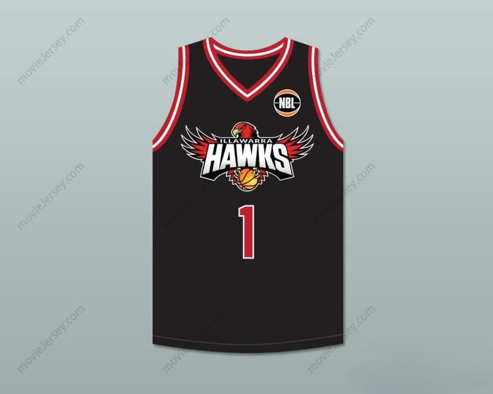 PERSONALIZA Cualquier Nombre Número LAMELO BALL 1 ILLAWARRA CAMISETA DE BALONCESTO NEGRA 2 Costuras S-6XL