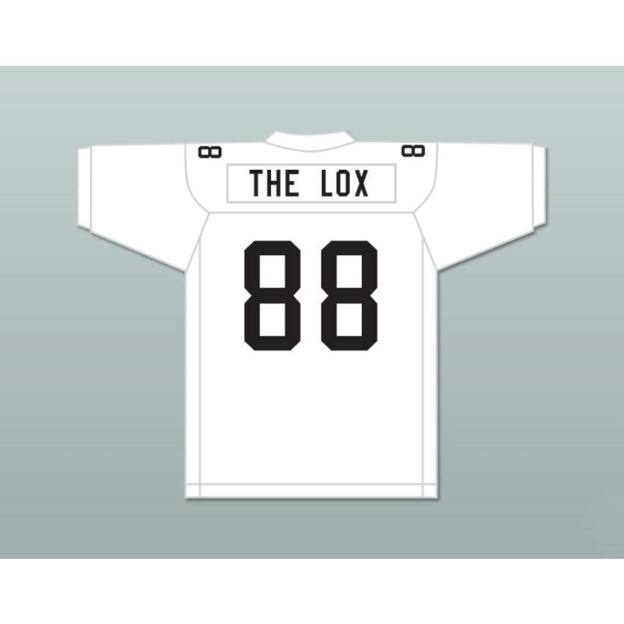 PERSONALIZA Cualquier Nombre Número THE LOX ROUGH RYDERS 88 Plata Camiseta Fútbol Cosida S-6XL
