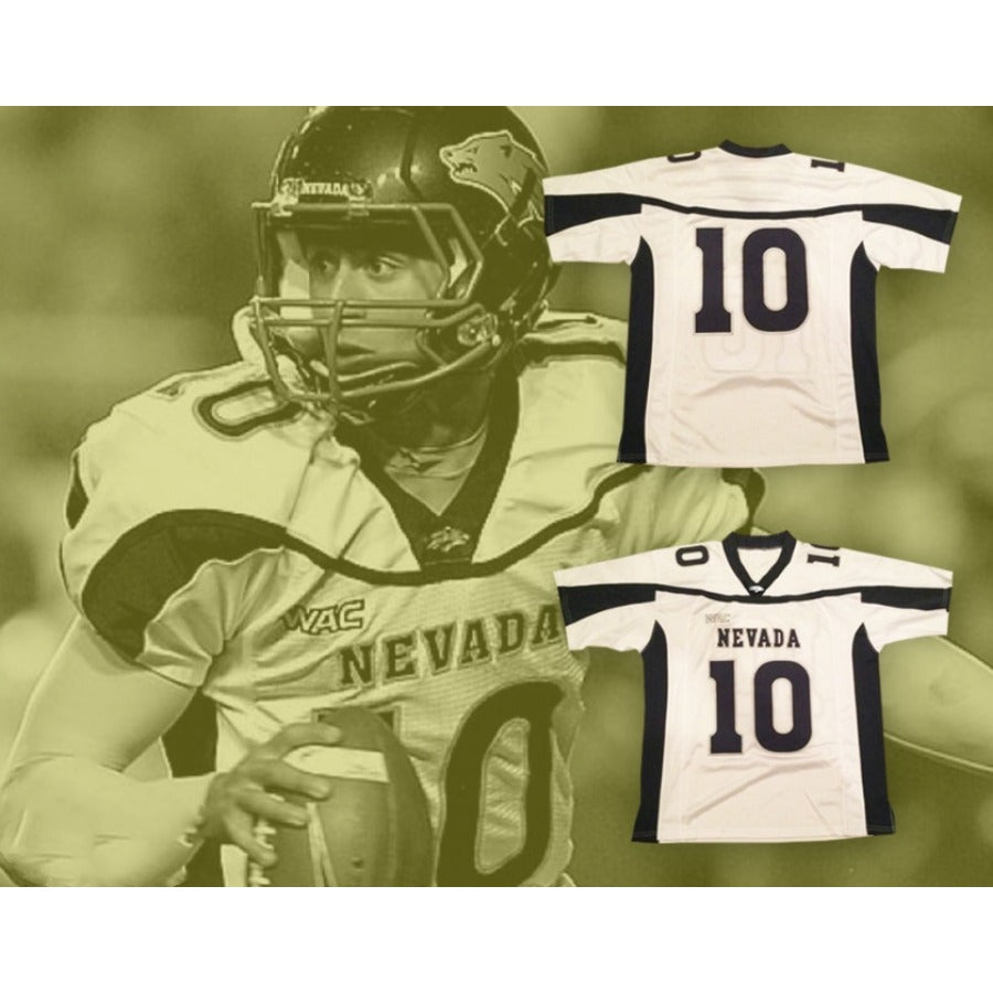 CUSTOM ANY Name Number COLIN KAEPERNICK 10 NEVADA Football Jersey Top Stitched S-6XL