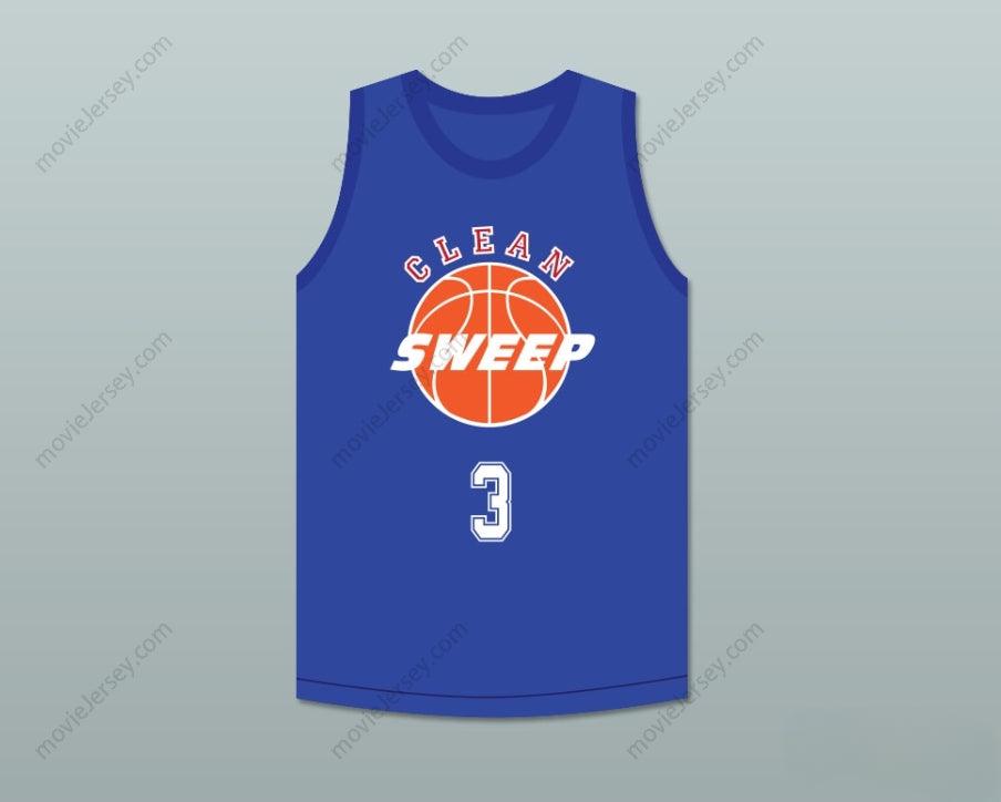 PERSONALIZA CUALQUIER Nombre Número TOMMY T. 3 SWEEP AZUL CAMISETA BALONCESTO SLAM DUNK ERNEST Costuras a la vista S-6XL