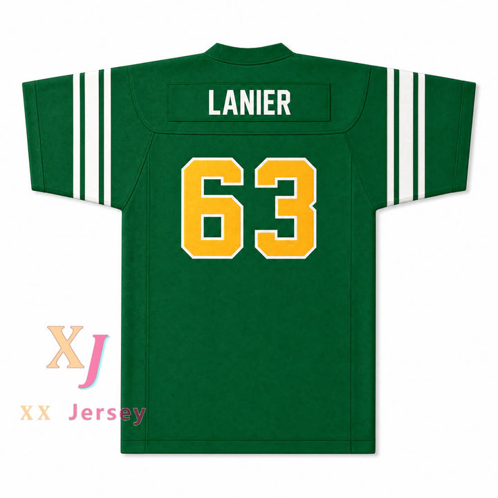 PERSONALIZA Cualquier Nombre Número WILLIE LANIER 63 MAGGIE L. WALKER GOVERNOR'S SCHOOL DRAGONS Camiseta de Fútbol Cosida S-6XL
