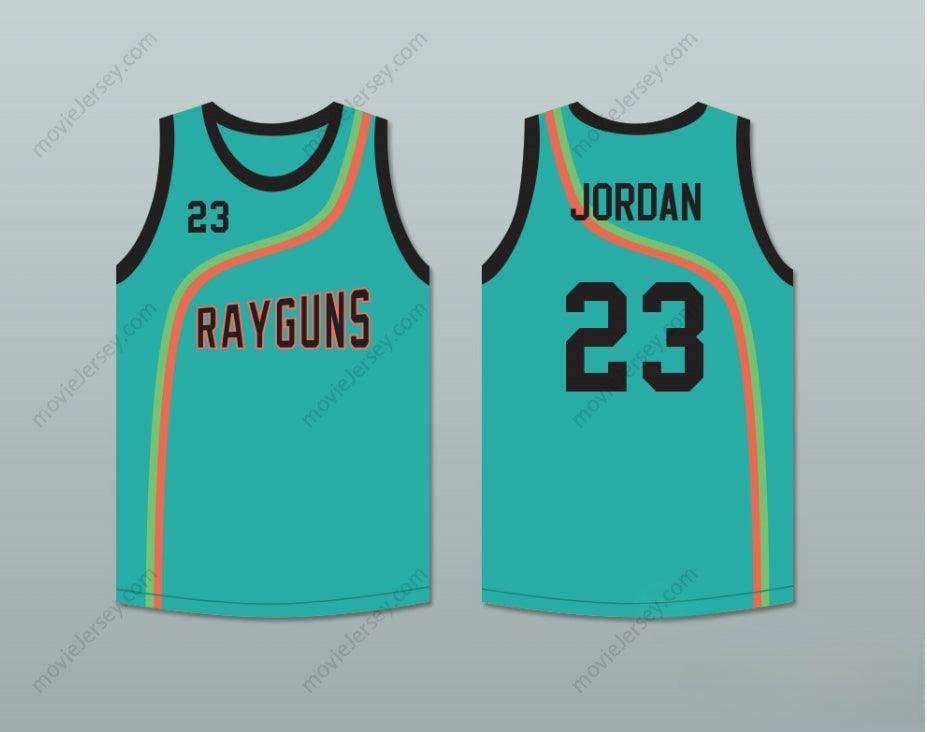 PERSONALIZAR Cualquier Nombre Número MICHAEL 23 ROSWELL RAYGUNS JERSEY BALONCESTO TEAL Bordado Tallas S-6XL