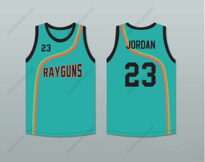 PERSONALIZAR Cualquier Nombre Número MICHAEL 23 ROSWELL RAYGUNS JERSEY BALONCESTO TEAL Bordado Tallas S-6XL