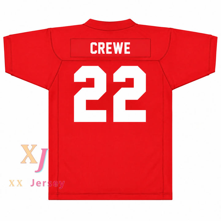 PERSONALIZA Cualquier Nombre Número BURT REYNOLDS 22 PAUL CREWE MEAN MACHINE CONVICTS Camiseta de Fútbol Cosida S-6XL