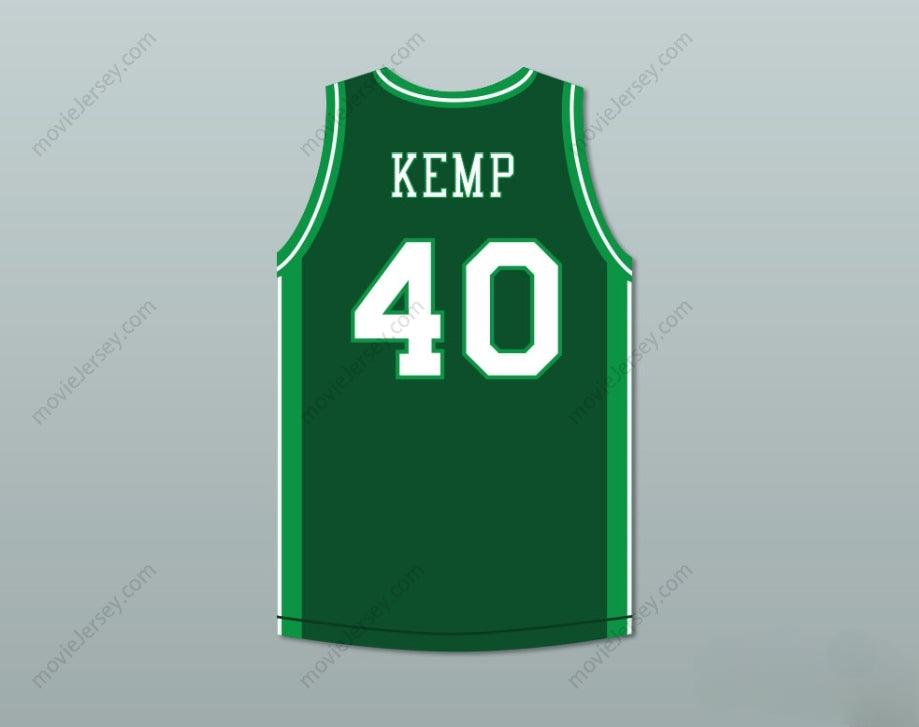 PERSONALIZA Cualquier Nombre Número SHAWN KEMP 40 CONCORD HIGH SCHOOL MINUTEMEN CAMISETA DE BALONCESTO VERDE Top Cosido S-6XL