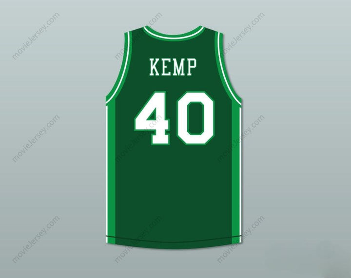 PERSONALIZA Cualquier Nombre Número SHAWN KEMP 40 CONCORD HIGH SCHOOL MINUTEMEN CAMISETA DE BALONCESTO VERDE Top Cosido S-6XL