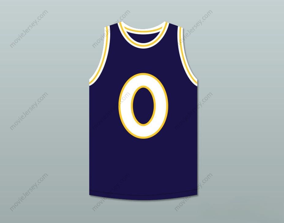 CUSTOM ANY Name Number COOLIO 0 MONSTARS DARK BLUE BASKETBALL JERSEY HIT EM HIGH Top Stitched S-6XL