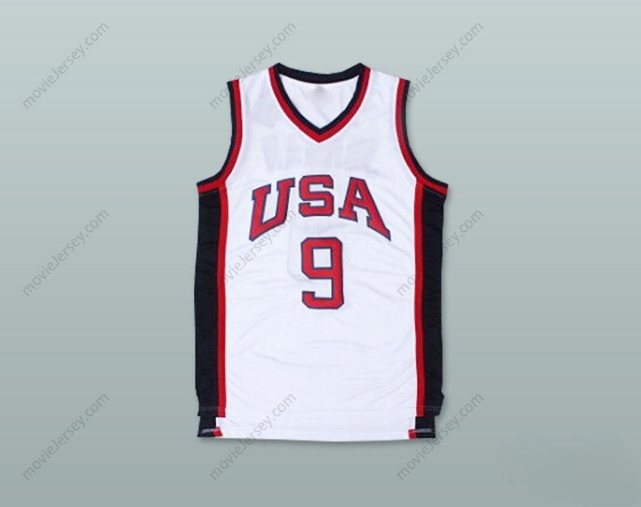 CAMISETA DE BALONCESTO MICHAEL 1984 PERSONALIZADA CON CUALQUIER NOMBRE Y NÚMERO, SELECCIÓN DE EE. UU., TALLAS S-6XL, BORDADA