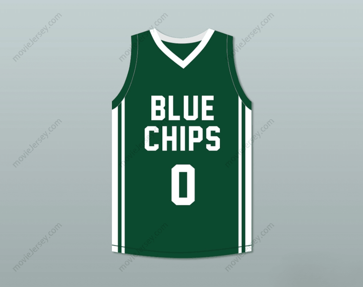 PERSONALIZAR CUALQUIER Nombre Número LEBRON JAMES JR 0 AZUL CHIPS VERDE CAMISETA BALONCESTO 2 Top Stitched S-6XL