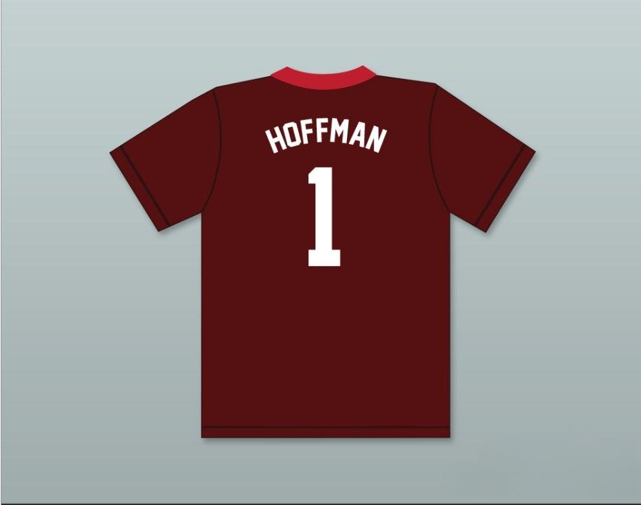 Camiseta de béisbol REBELS MAROON de secundaria personalizada con cualquier nombre y número TREVOR HOFFMAN 1, 2, costura superior S-6XL