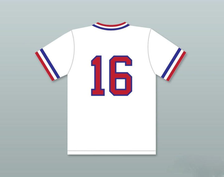 Camiseta de béisbol KEVIN COSTNER CRASH DAVIS 16 con el nombre y número que quieras, equipo BULL, tallas S-6XL, costura superior
