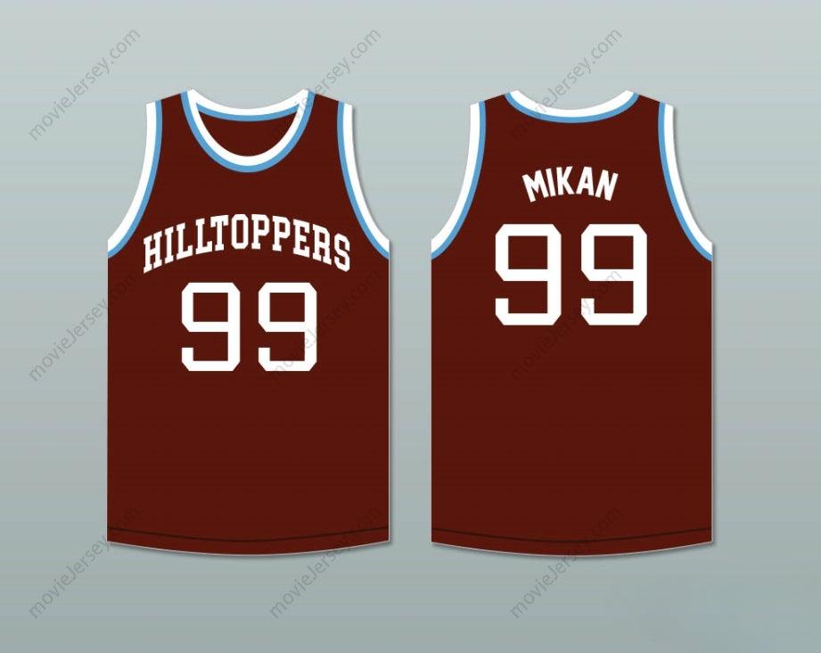PERSONALIZA Cualquier Nombre Número GEORGE MIKAN 99 JOLIET CATHOLIC HIGH SCHOOL HILLTOPPERS CAMISETA DE BALONCESTO MARRÓN 1 Cosida S-6XL