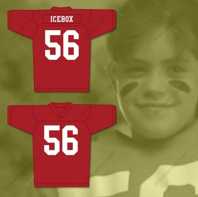 PERSONALIZA CUALQUIER Nombre Número LITTLE GIANTS BECKY "ICEBOX" O'SHEA 56 CAMISETA DE FÚTBOL COSIDA A MANO Cosido Superior S-6XL