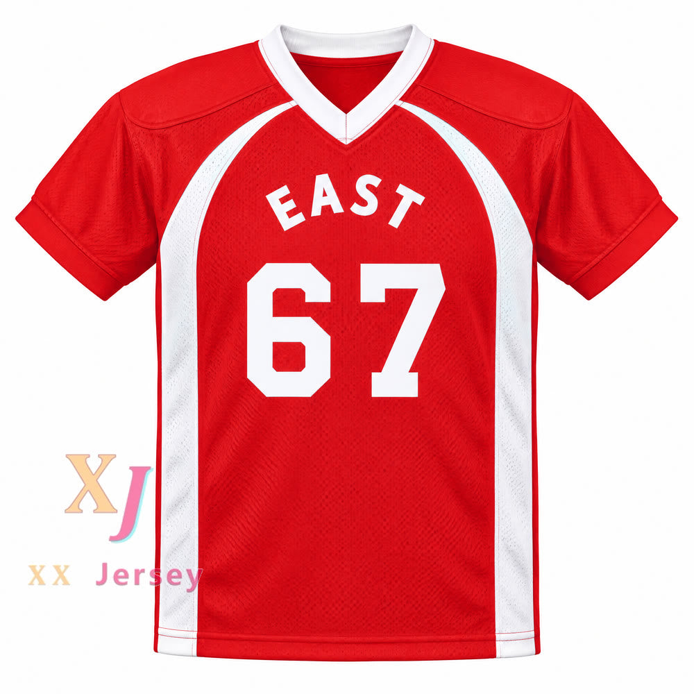 Custom Tyroil Smoochie-Wallace 67 East Key and Peele Football Jersey