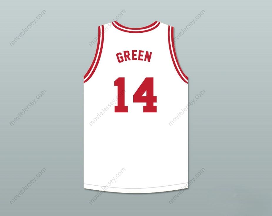 CUSTOM ANY Name Number DANNY GREEN 14 TIJUANA PIRANHAS WHITE BASKETBALL JERSEY MEXICAN EXPANSION TEAM Top Stitched S-6XL