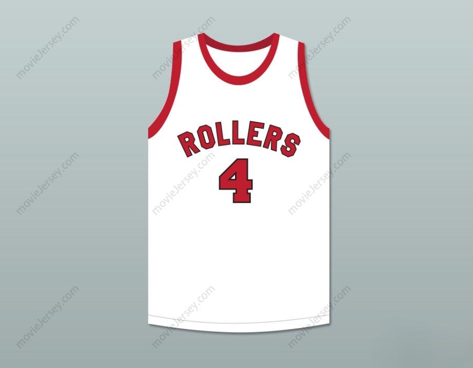 CUSTOM ANY Name Number DINO MARTIN 4 PROVIDENCE STEAMROLLERS WHITE BASKETBALL JERSEY 3 Top Stitched S-6XL