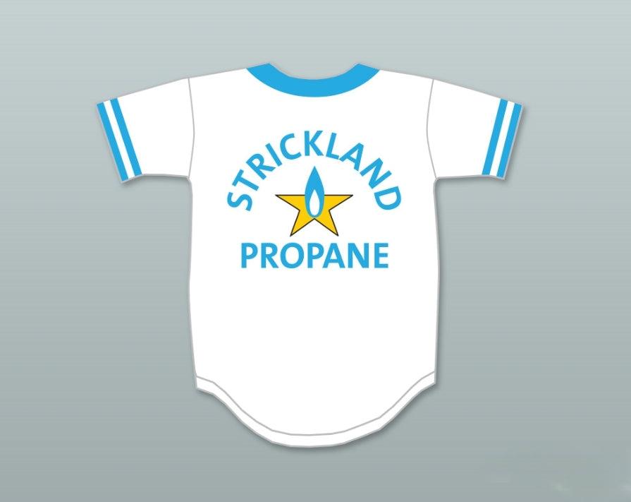 Personalizado con cualquier nombre y número HANK HILL STRICKLAND PROPANE SOFTBALL TEAM CAMISETA DE BÉISBOL Parte superior cosida S-6XL