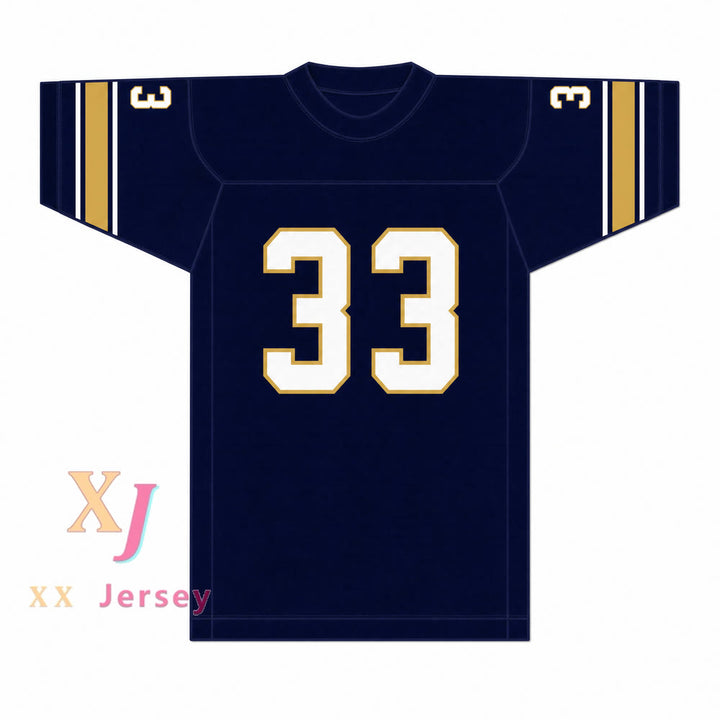 Custom Tony Dorsett 33 Hopewell High School Vikings Football Jersey