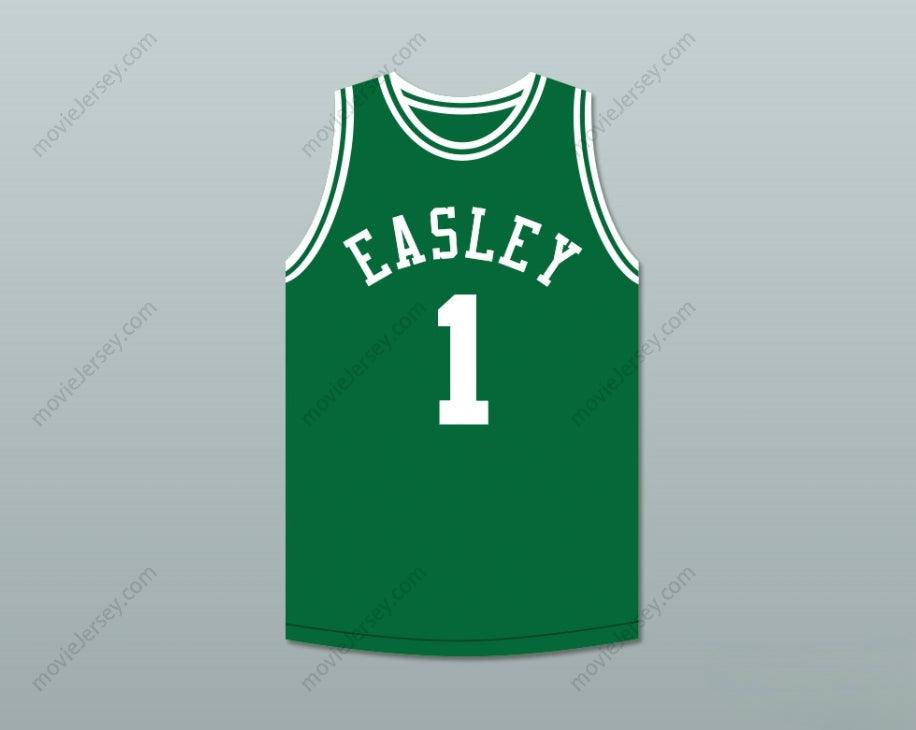 CUSTOM ANY Name Number LARRY BIRD 1 EASLEY HIGH SCHOOL BASKETBALL JERSEY THE LEGEND OF YOUNG LARRY BIRD SKIT Top Stitched S-6XL