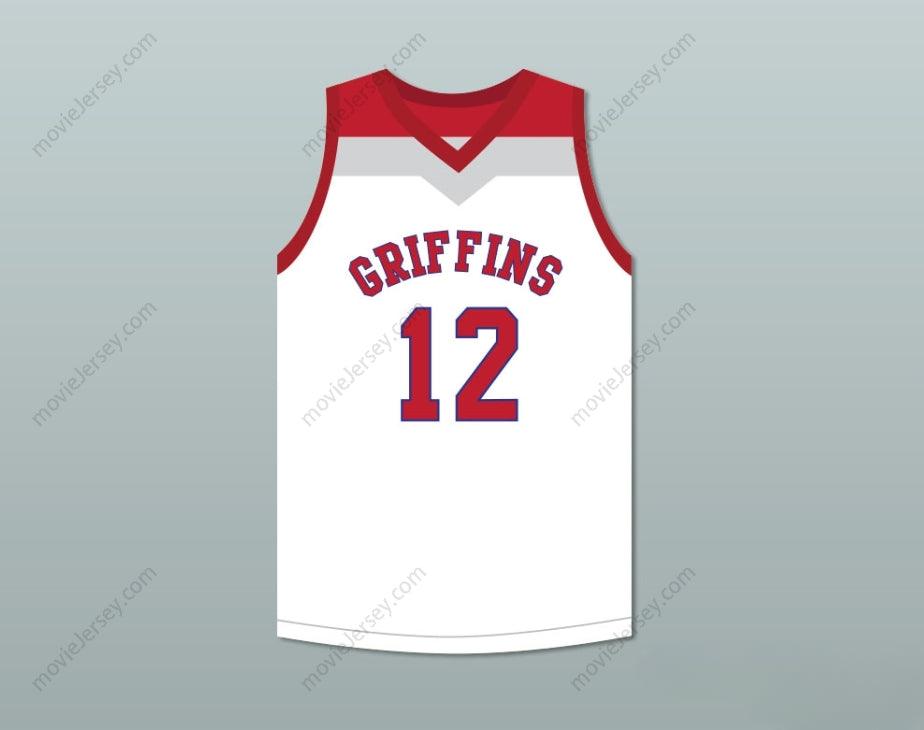 PERSONALIZA Cualquier Nombre Número ZION WILLIAMSON 12 ESCUELA DIURNA GRIFFINS BLANCA CAMISETA DE BALONCESTO 2 Bordado S-6XL