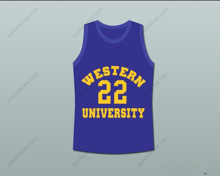 CAMISETA DE BALONCESTO PERSONALIZADA con CUALQUIER Nombre y Número ANFERNEE HARDAWAY BUTCH MCRAE WESTERN UNIVERSITY DE LA PELÍCULA BLUE CHIPS, Costura Superior S-6XL