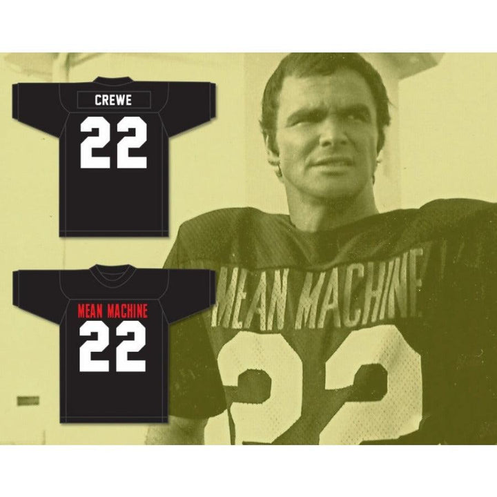 PERSONALIZA Cualquier Nombre Número BURT REYNOLDS 22 PAUL CREWE MEAN MACHINE CONVICTS Camiseta de Fútbol Cosida S-6XL