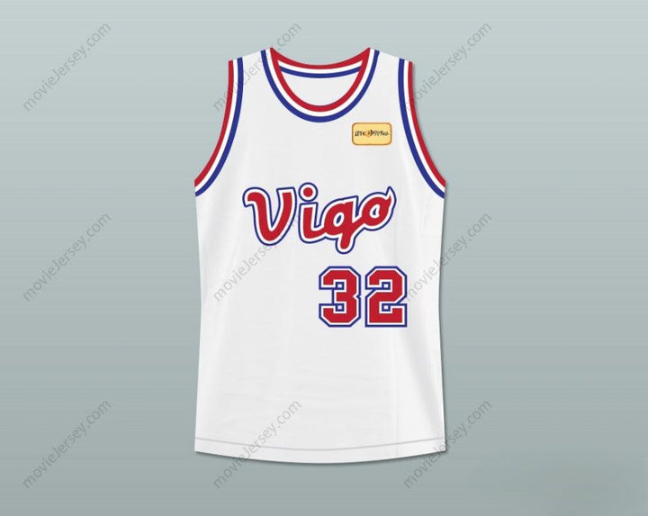 CAMISETA DE BALONCESTO PERSONALIZADA con Cualquier Nombre y Número MONICA WRIGHT 32 VIGO con Parche "LOVE AND BASKETBALL" con Costuras Visibles Tallas S-6XL
