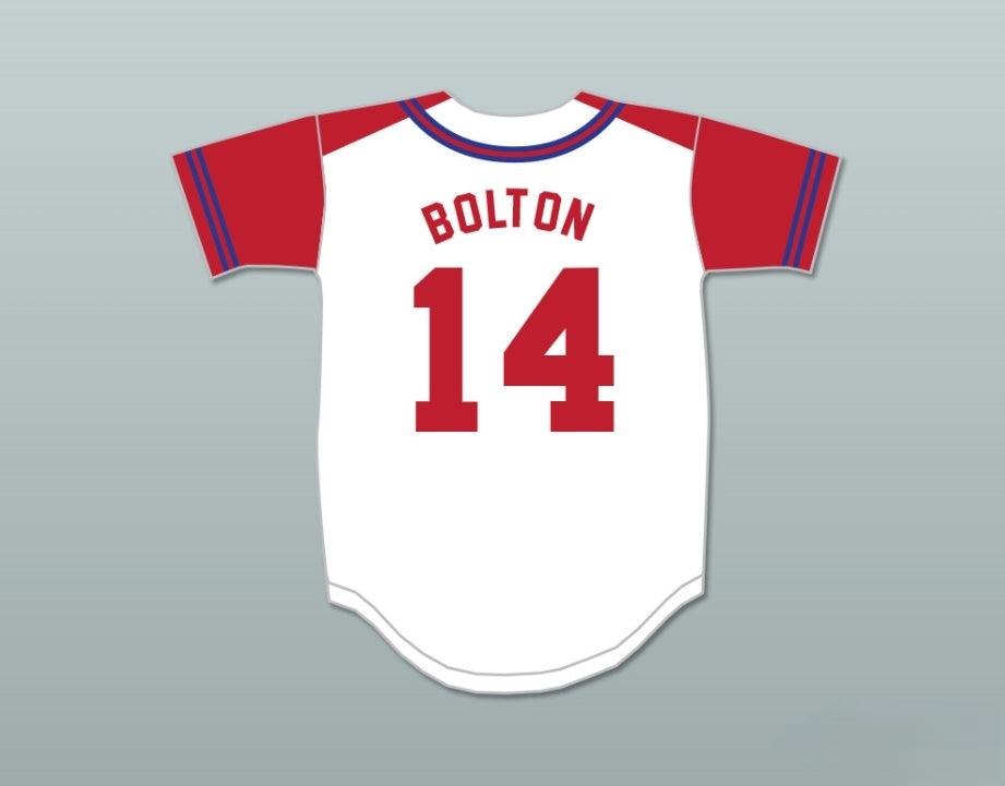 Camiseta de béisbol con el diseño 1 de los WILDCATS del instituto EAST HIGH SCHOOL de TROY BOLTON, número 14 y cualquier nombre personalizado, con costuras superiores, tallas de la S a la 6XL