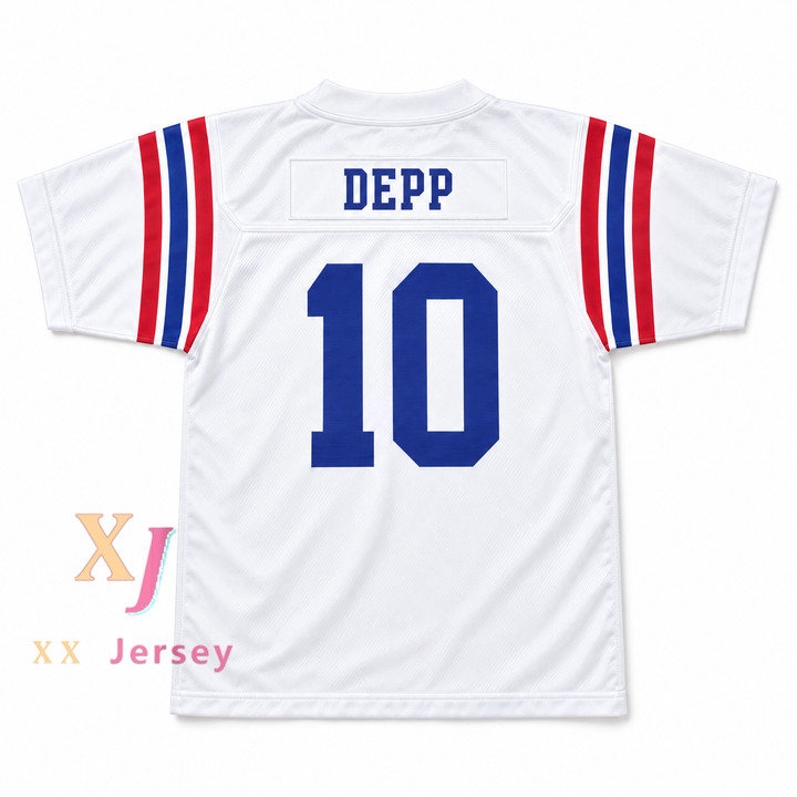 PERSONALIZADA CUALQUIER Nombre Número JOHNNY DEPP GLEN LANTZ 10 Camiseta de fútbol cosida Tallas S-6XL