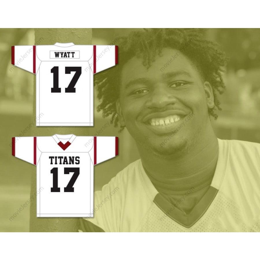 Personaliza Cualquier Nombre y Número DEVONTE WYATT 17 Camiseta de Fútbol de los TITANS de TOWERS HIGH SCHOOL, Cosido, Tallas S-6XL