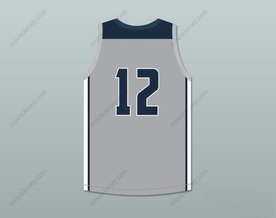 CAMISETA DE BALONCESTO GRIS DE LOS HORNETS PERSONALIZADA CON CUALQUIER Nombre y Número JA MORANT 12, 1 Parte Superior Cosida S-6XL