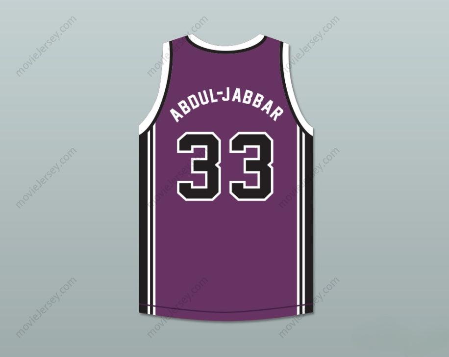 PERSONALIZA CUALQUIER Nombre Número KAREEM ABDUL-JABBAR 33 CAMISETA DE BALONCESTO EL PEZ QUE SALVÓ Costuras Reforzadas S-6XL