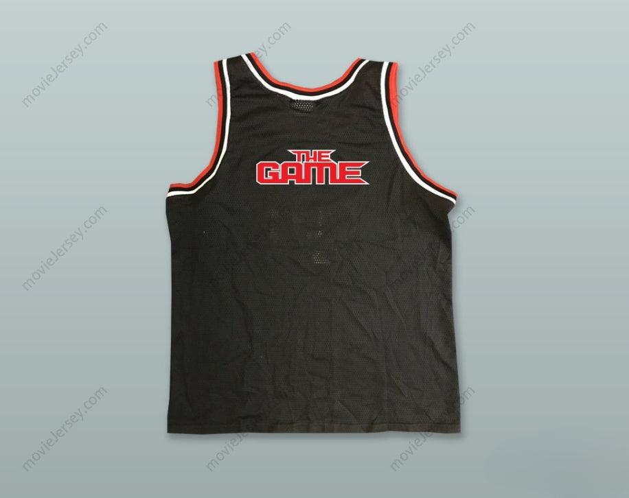 PERSONALIZADO Cualquier Nombre Número THE GAME 05 COMPTON CAMISETA BALONCESTO Negra Cosida S-6XL