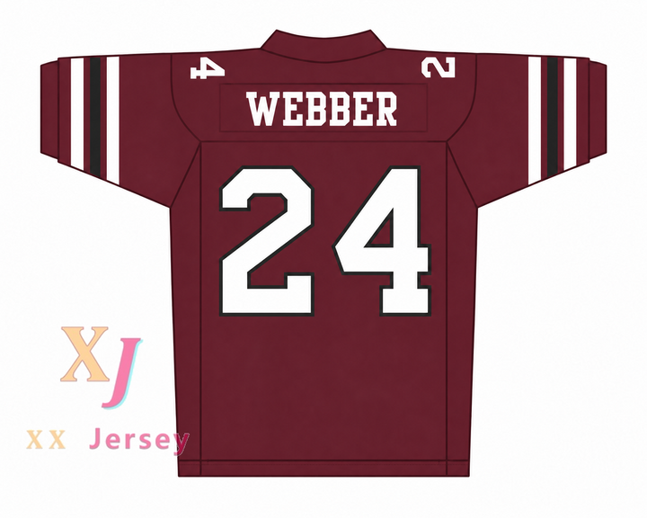 Custom Jamal Webber 24 Boston Rebels Football Jersey