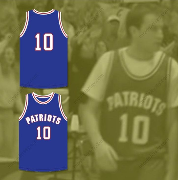 PERSONALIZADO Cualquier Nombre Número JACOB 10 WILL FOSTER HIGH SCHOOL PATRIOTS CAMISETA DE BALONCESTO AZUL LAS ZAPATILLAS ROJAS Confección de alta calidad S-6XL