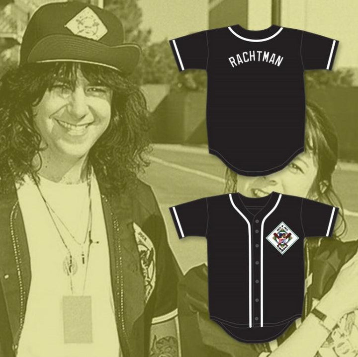 Camiseta de béisbol personalizada VJ RIKI RACHTMAN AARDVARKS con cualquier nombre y número, 1º Derby Anual Rock N' Jock Diamond 1990, cosida de la S a la 6XL