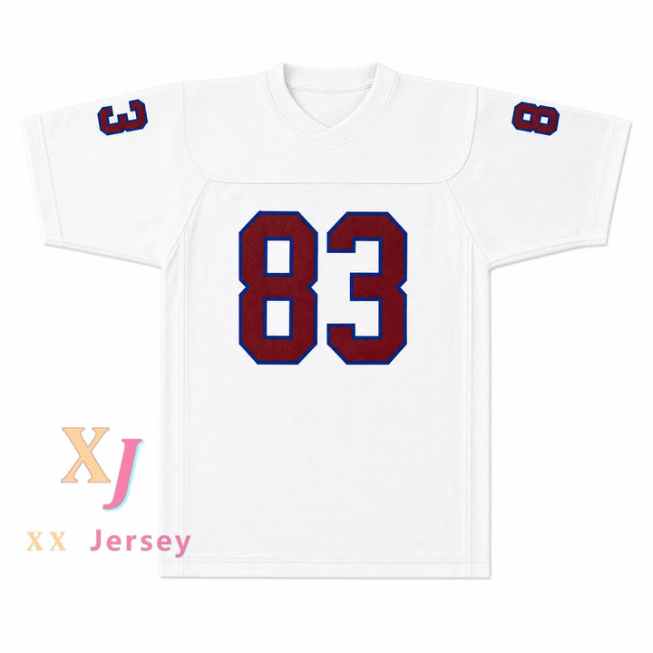PERSONALIZA CUALQUIER Nombre Número TED HENDRICKS 83 HIALEAH SENIOR HIGH SCHOOL THOROUGHBREDS Camiseta de fútbol con costuras S-6XL