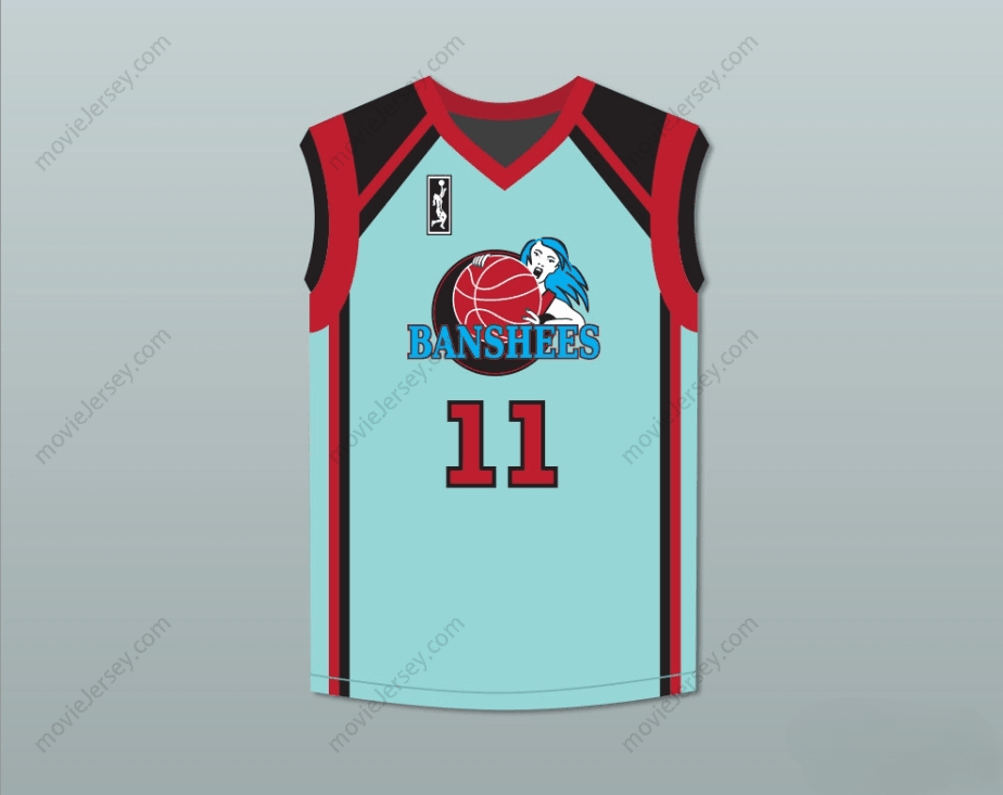 CUSTOM ANY Name Number KIM WAYANS LATISHA JANSEN 11 CHARLOTTE BANSHEES HOME BASKETBALL JERSEY WITH WUBA PATCH JUWANNA MANN Top Stitched S-6XL