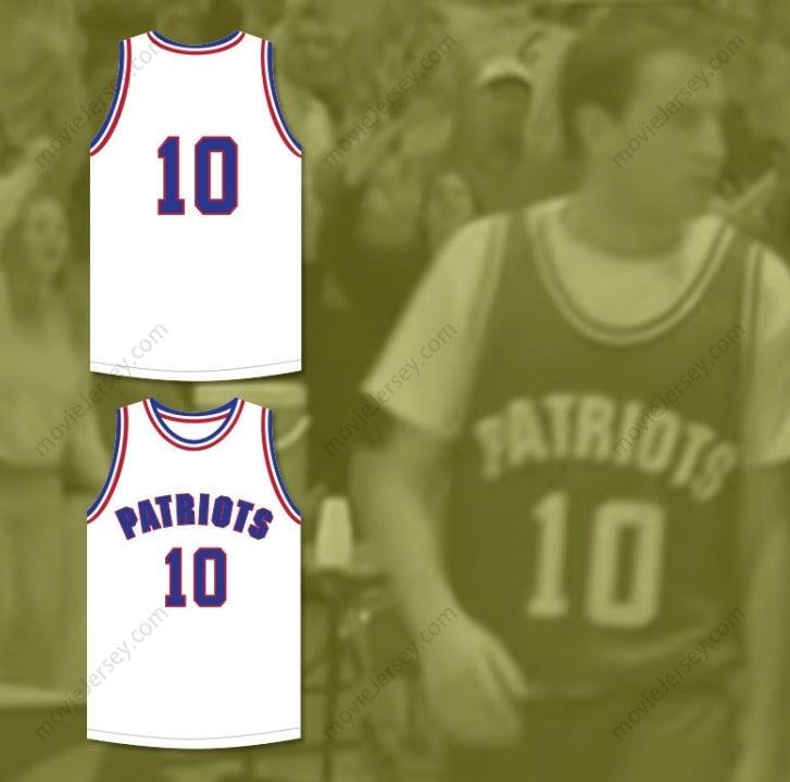 PERSONALIZA Cualquier Nombre Número JACOB 10 WILL FOSTER HIGH SCHOOL PATRIOTS CAMISETA DE BALONCESTO BLANCA LAS ZAPATILLAS ROJAS Costura Superior S-6XL