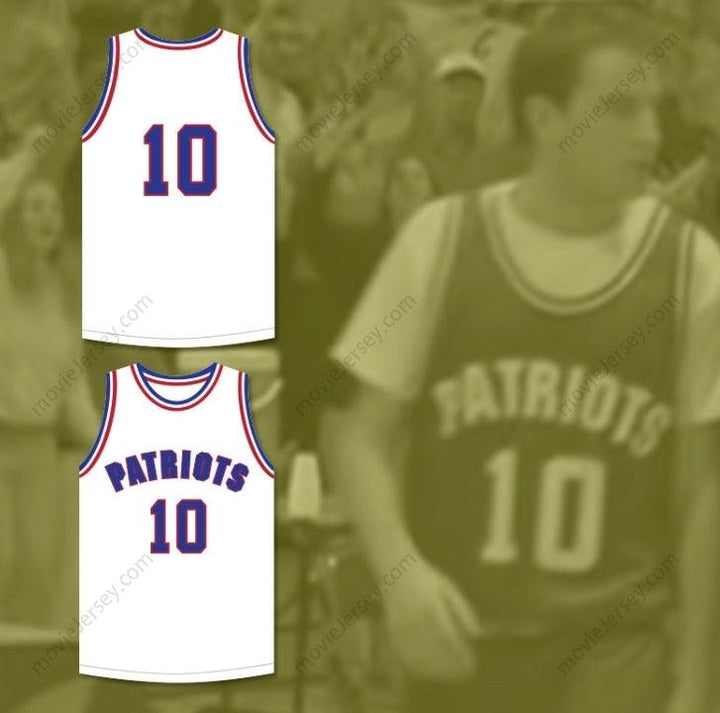 PERSONALIZA Cualquier Nombre Número JACOB 10 WILL FOSTER HIGH SCHOOL PATRIOTS CAMISETA DE BALONCESTO BLANCA LAS ZAPATILLAS ROJAS Costura Superior S-6XL