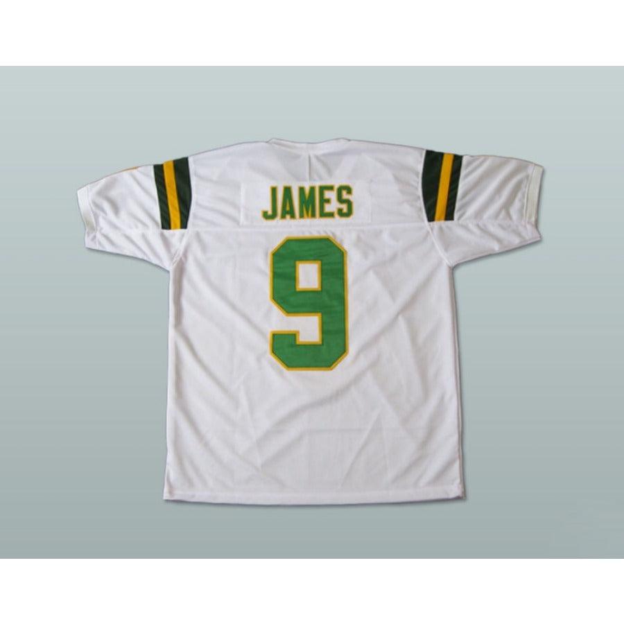 PERSONALIZA Cualquier Nombre Número LEBRON JAMES 9 LUCHANDO IRLANDÉS Camiseta de Fútbol de Escuela Secundaria con Costuras S-6XL