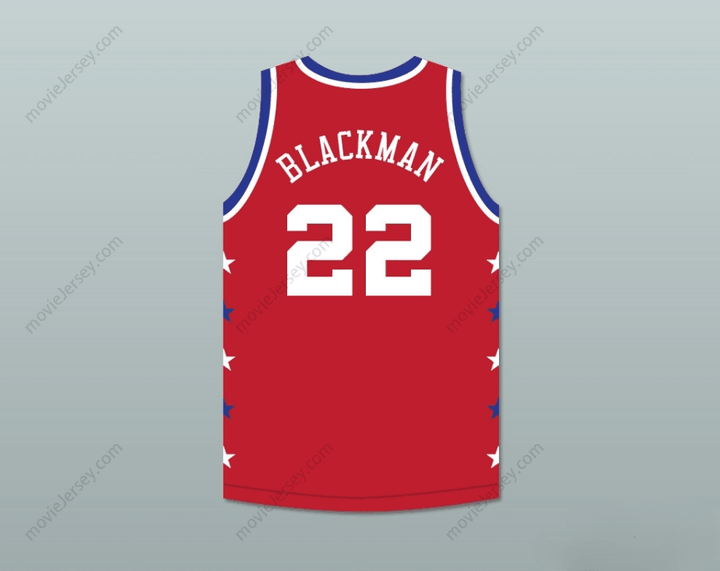 PERSONALIZA Cualquier Nombre Número ROLANDO BLACKMAN 22 MAGIC JOHNSON JERSEY DE BALONCESTO ROJO ALL STAR GAME 1990 MIDSUMMER NIGHT'S MAGIC EVENTO BENÉFICO Costuras Superiores S-6XL