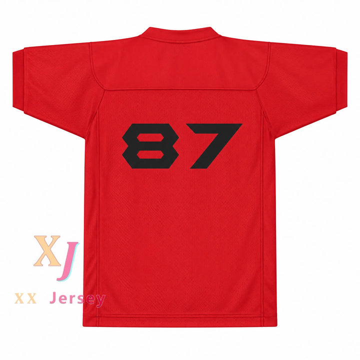 PERSONALIZA CUALQUIER Nombre Número THAD RUFIO JOHNSON 87 TITANS Camiseta de fútbol americano intramuros con bandera cosida Tallas S-6XL
