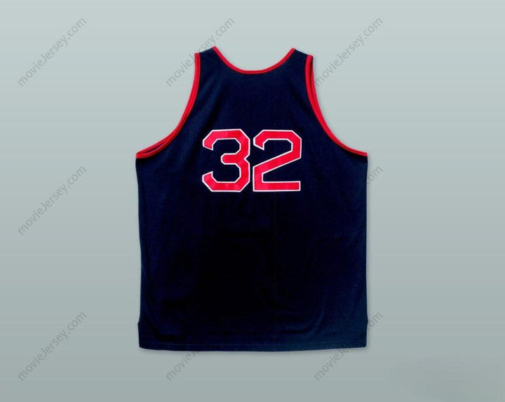 PERSONALIZA Cualquier Nombre Número 1975 RUCKER PARK NYC 32 CAMISETA BÁSQUETBOL AZUL OSCURO Cosida S-6XL