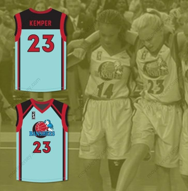 PERSONALIZAR Cualquier Nombre Número ANGIE COSSEY NATALIE KEMPER 23 CHARLOTTE BANSHEES CAMISETA DE BALONCESTO LOCAL CON PARCHE WUBA JUWANNA MANN Cosido a mano S-6XL