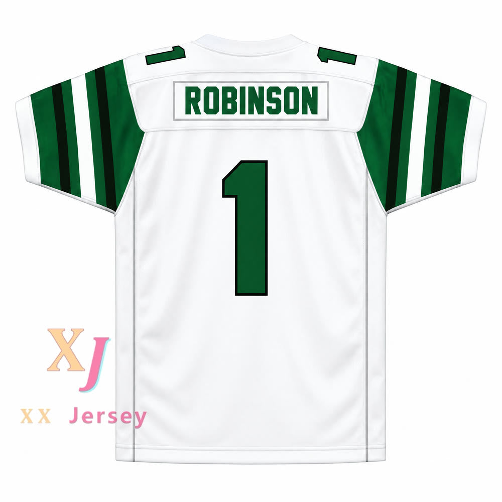 PERSONALIZA Cualquier Nombre Número WAN'DALE ROBINSON 1 Preparatoria WESTERN HILLS WOLVERINES Camiseta de Fútbol Cosida S-6XL